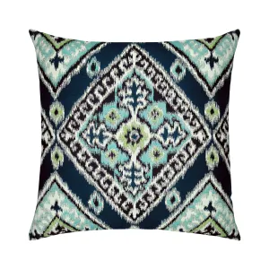 Ikat Diamond Outdoor Pillow