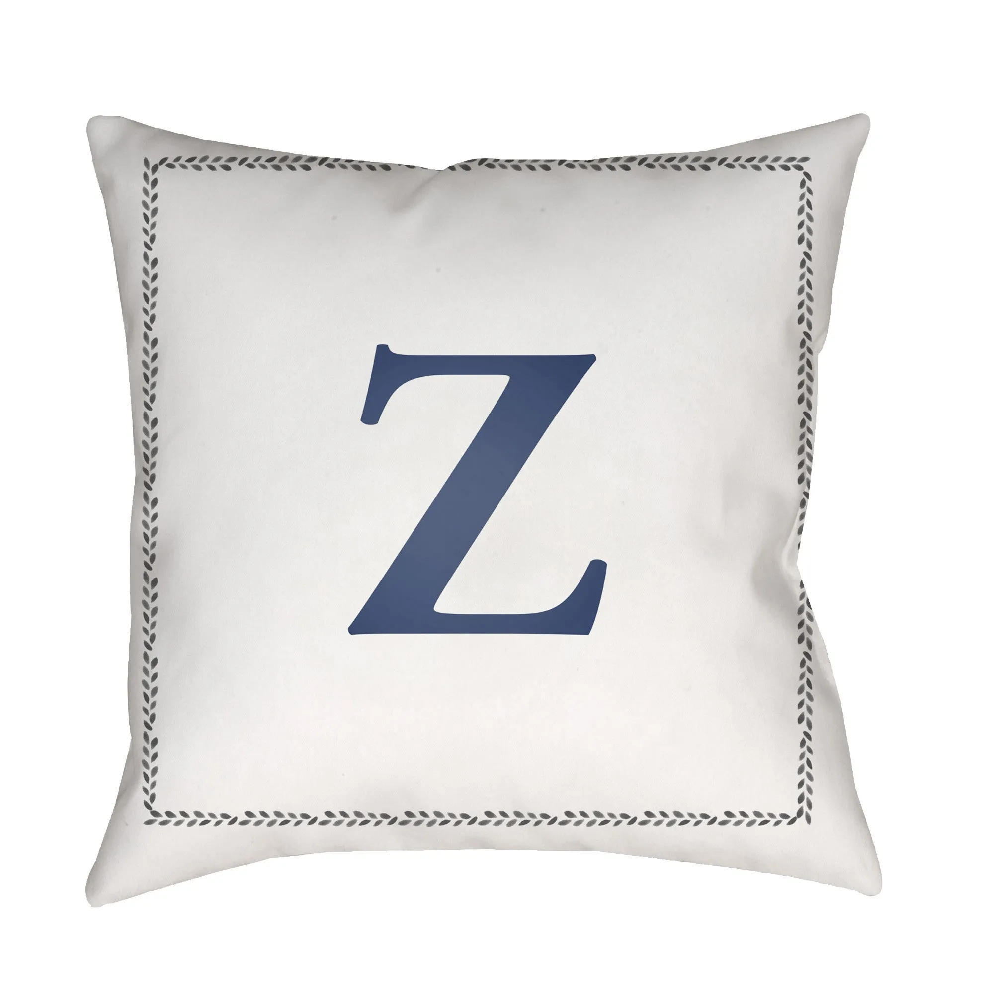 Initials Letter (A to Z) Outdoor Pillow