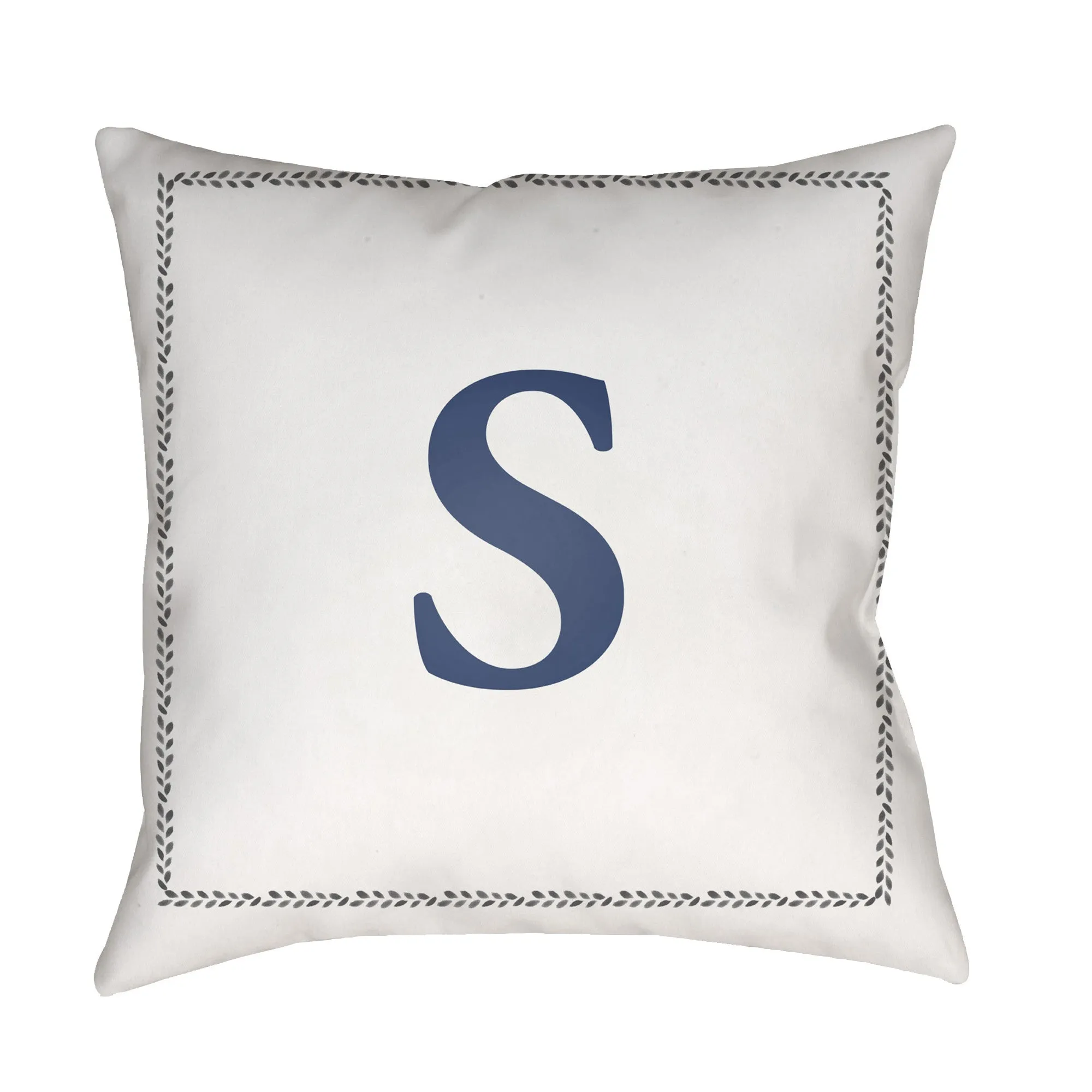 Initials Letter (A to Z) Outdoor Pillow