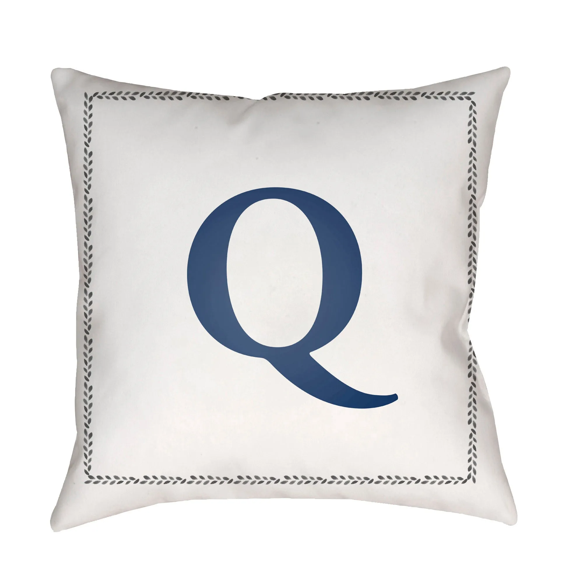 Initials Letter (A to Z) Outdoor Pillow
