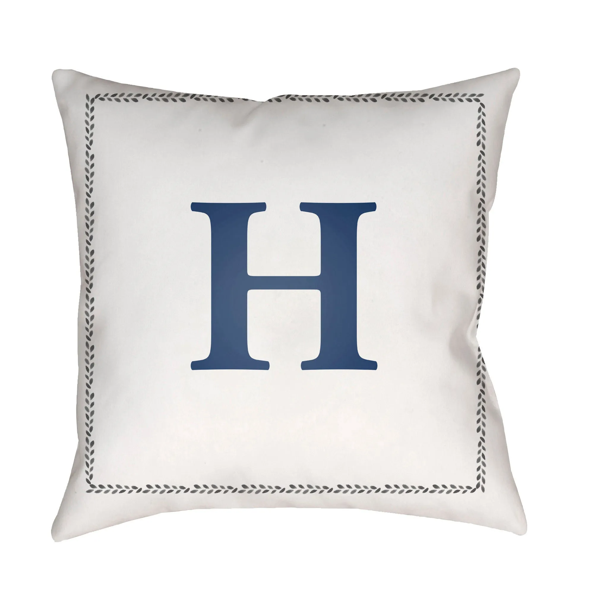 Initials Letter (A to Z) Outdoor Pillow