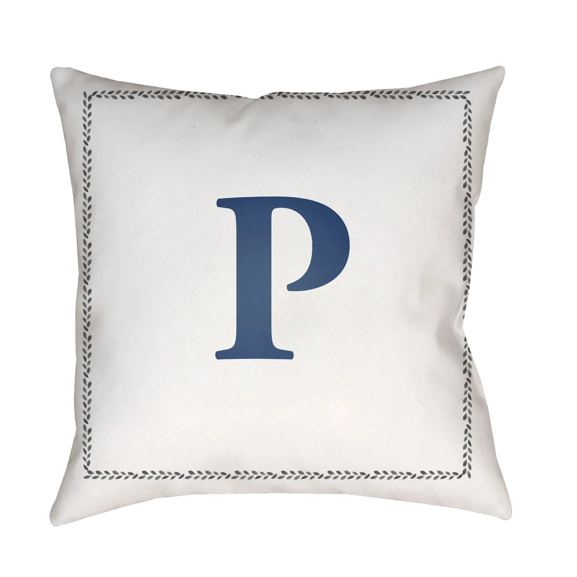Initials Letter (A to Z) Outdoor Pillow