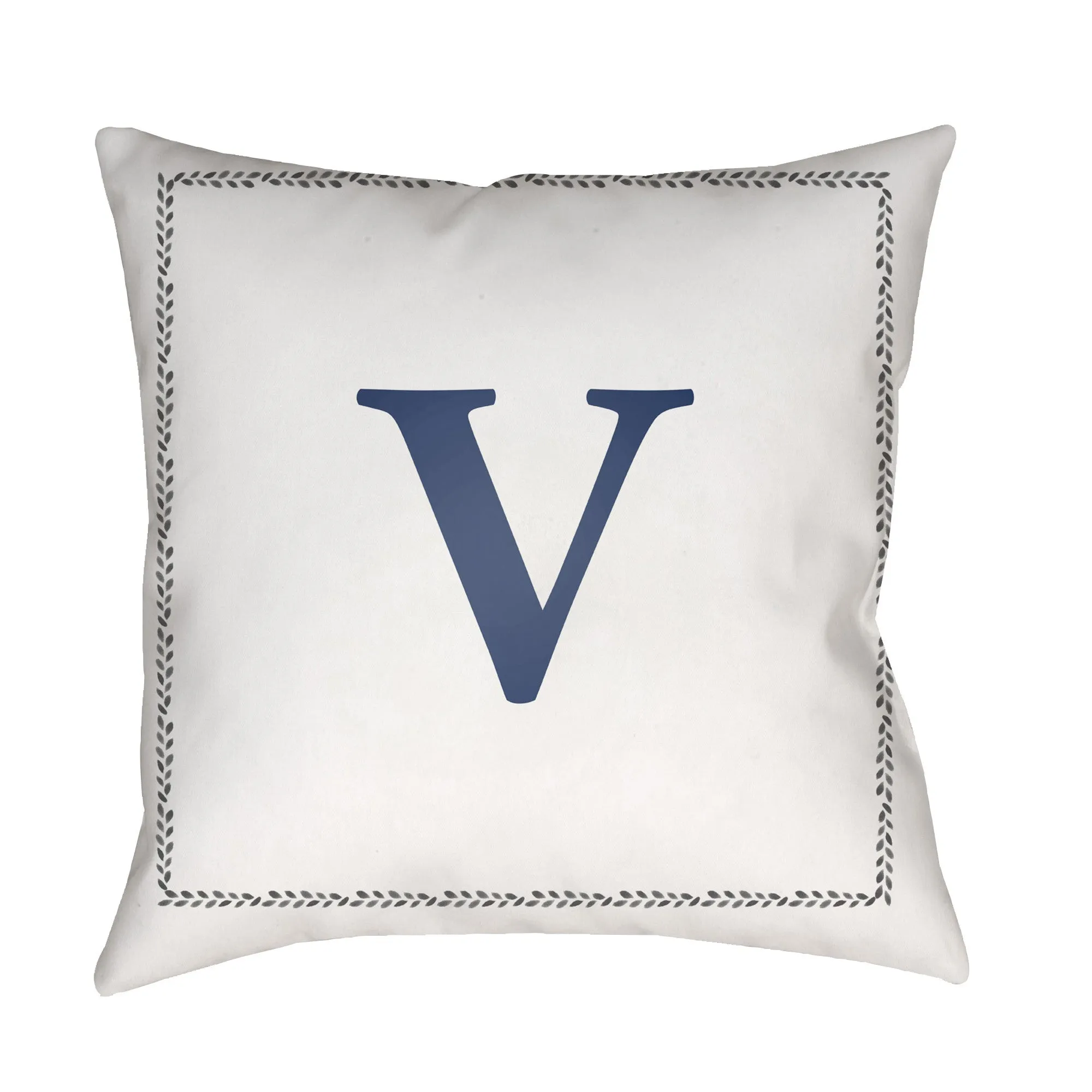 Initials Letter (A to Z) Outdoor Pillow