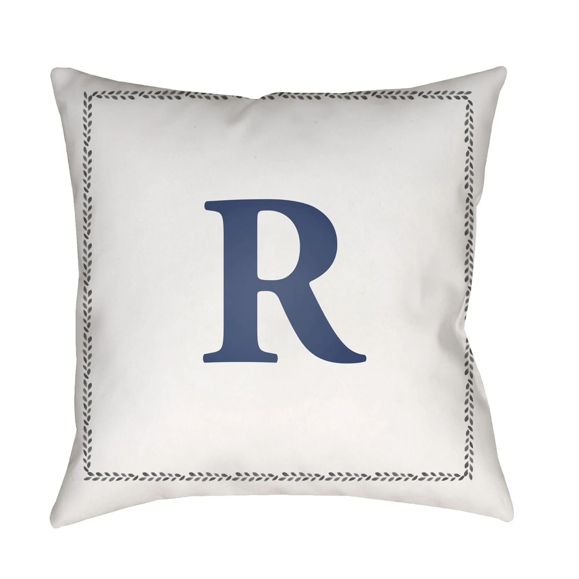 Initials Letter (A to Z) Outdoor Pillow