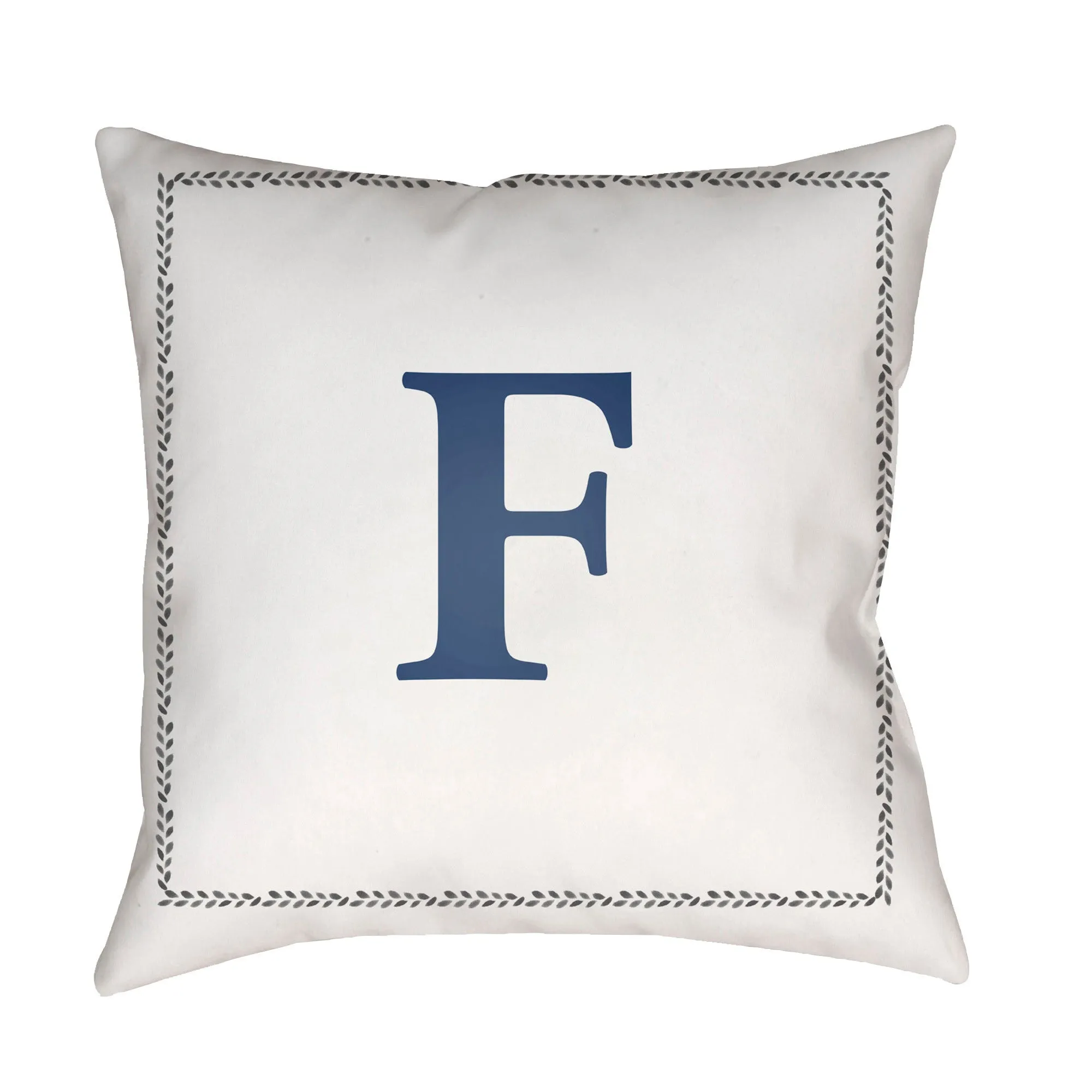 Initials Letter (A to Z) Outdoor Pillow