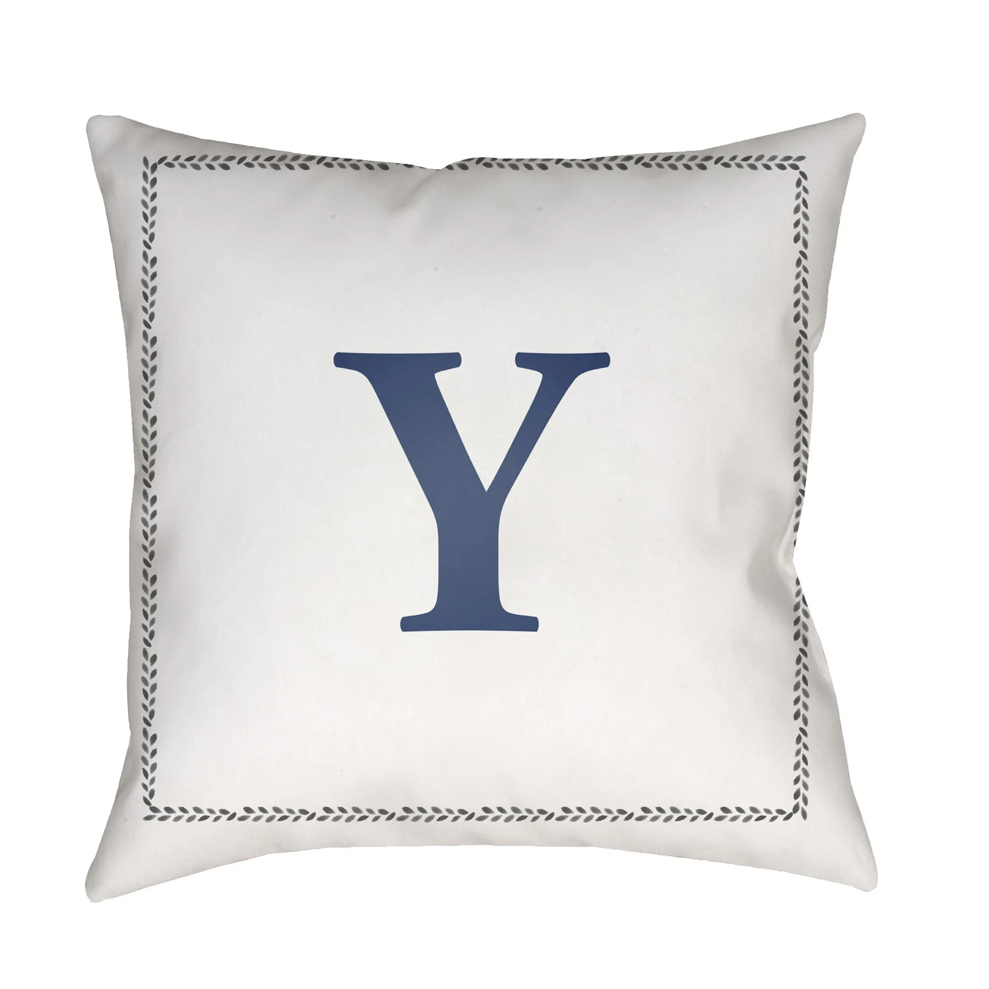 Initials Letter (A to Z) Outdoor Pillow