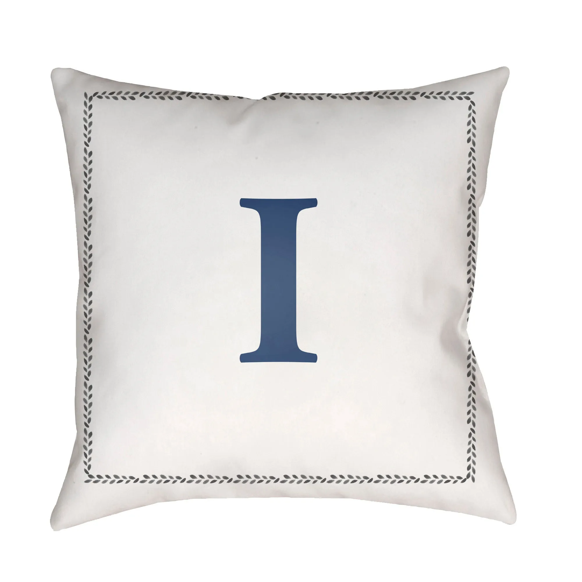 Initials Letter (A to Z) Outdoor Pillow
