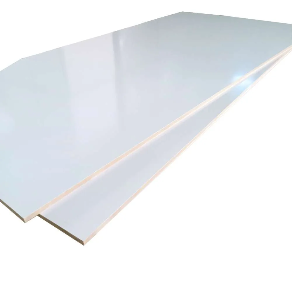 Interior Ply 2440 x 1220 x 16mm ( /- 0.5mm) 2-Sided White Melamine Glossy Finish