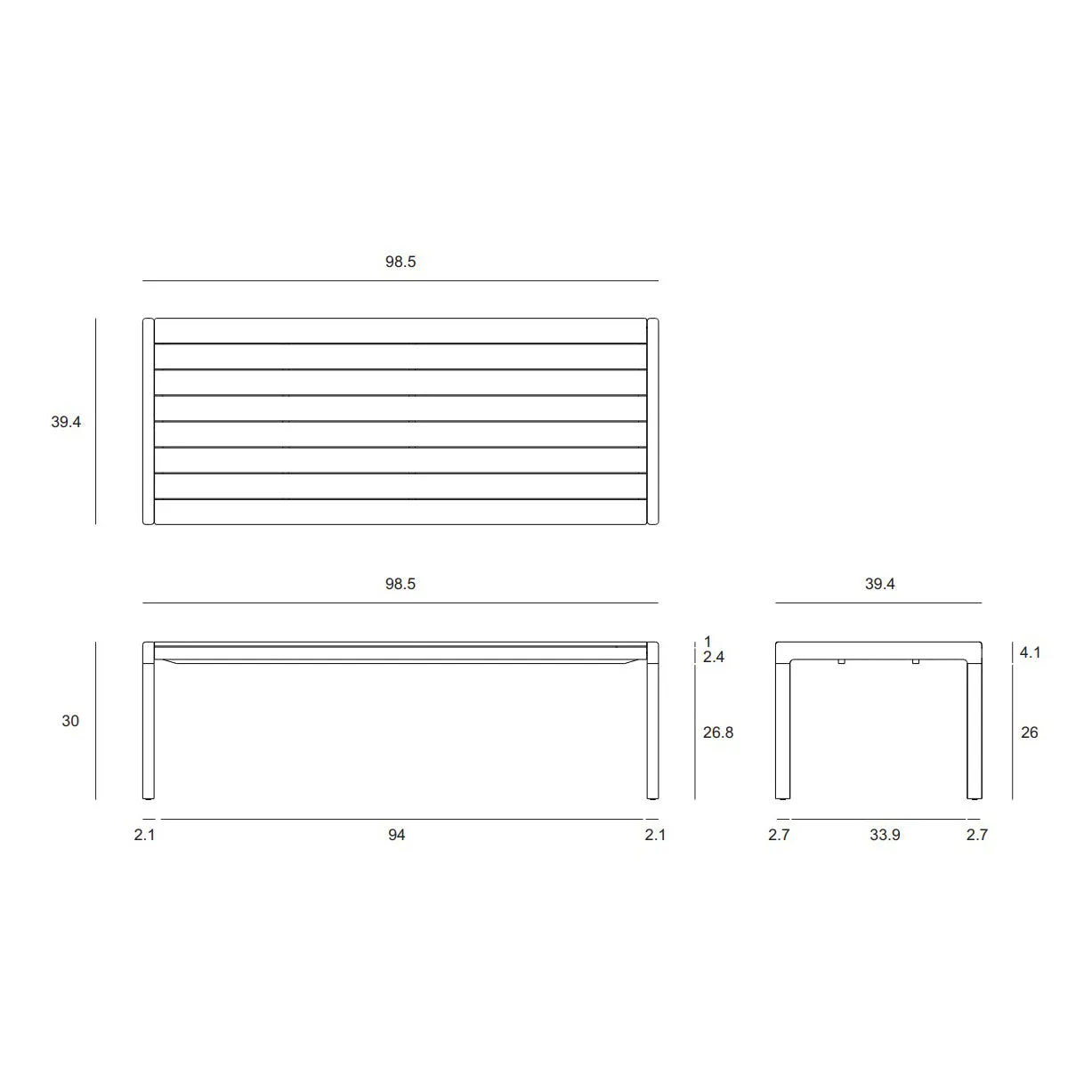 Jack Outdoor Dining Table