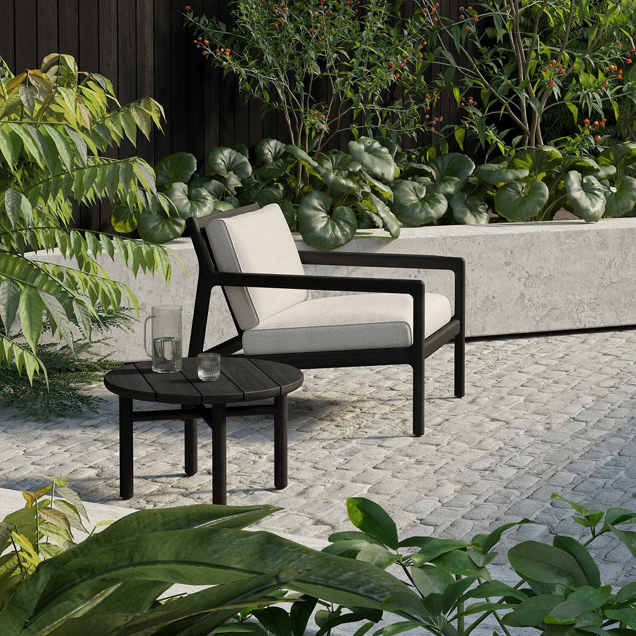 Jack Outdoor Lounge Chair and Ottoman