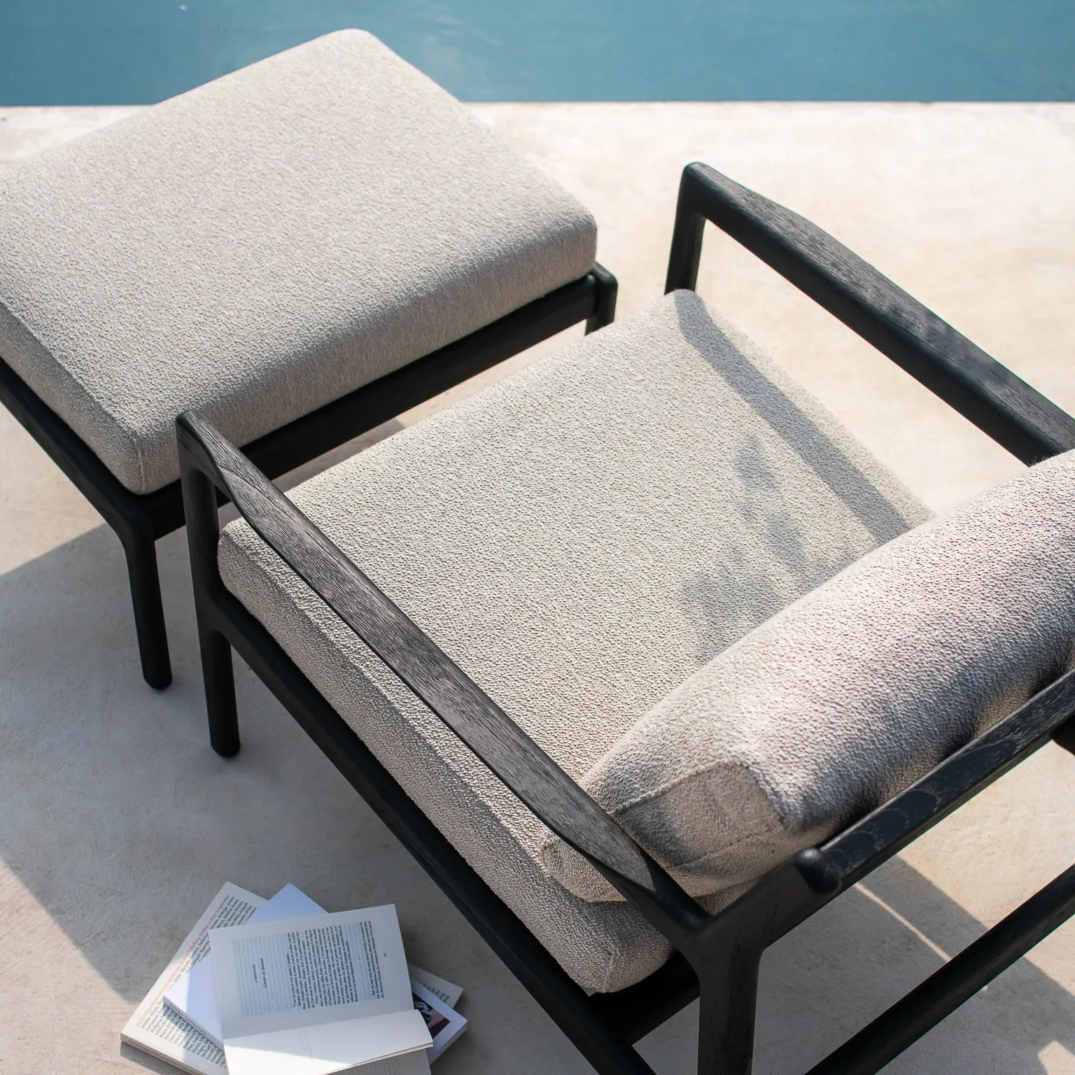 Jack Outdoor Lounge Chair and Ottoman