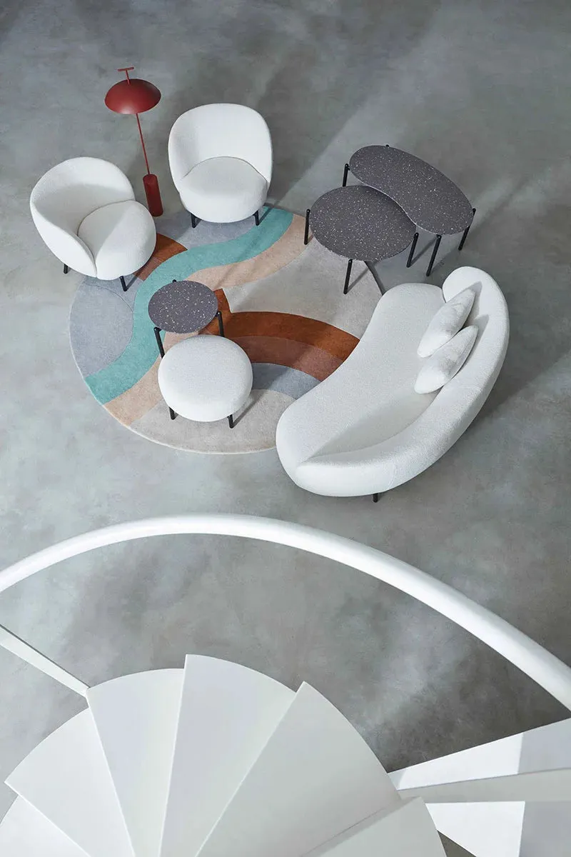 Kartell Lunam Pouf Orsetto, Grey