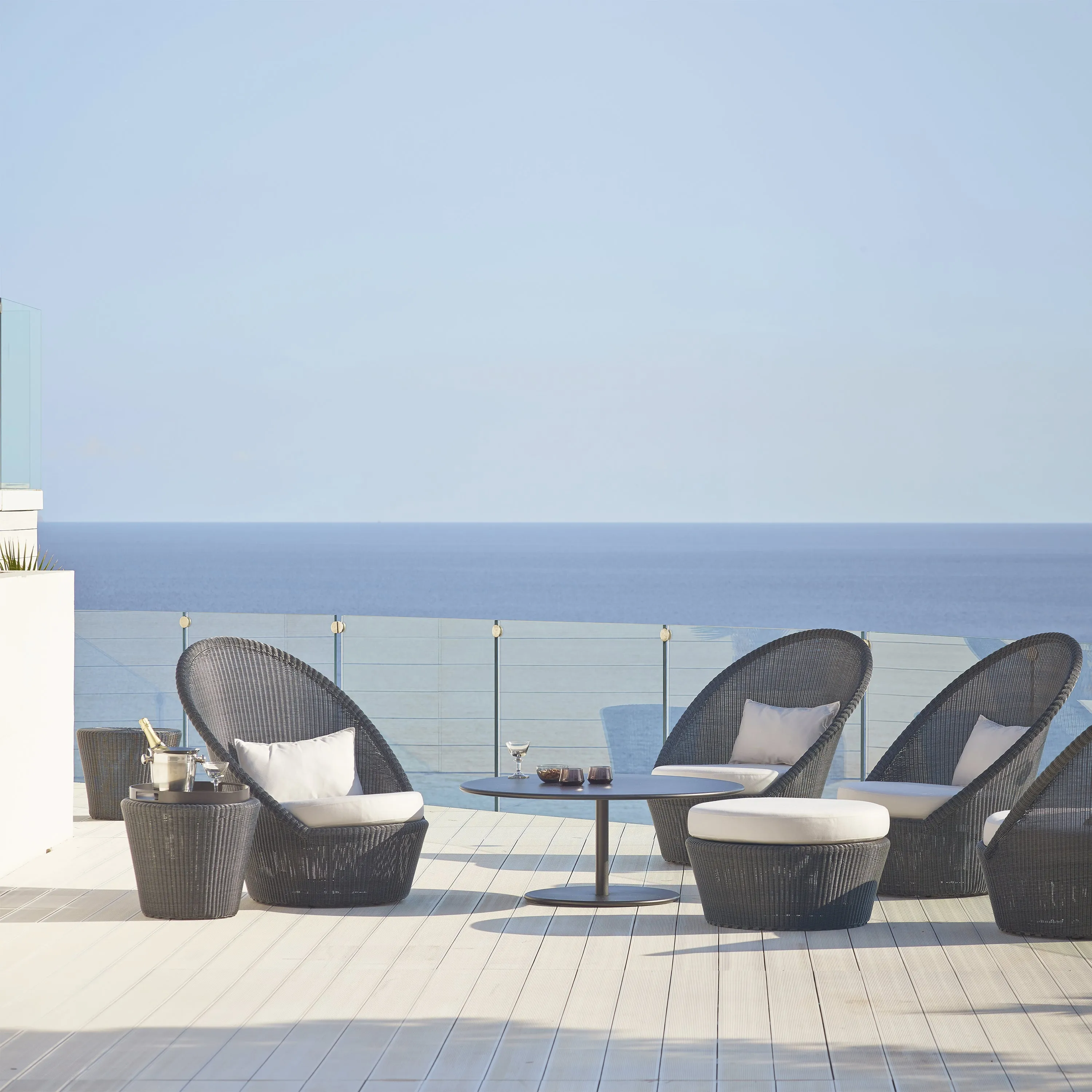 Kingston Outdoor Side Table/Stool