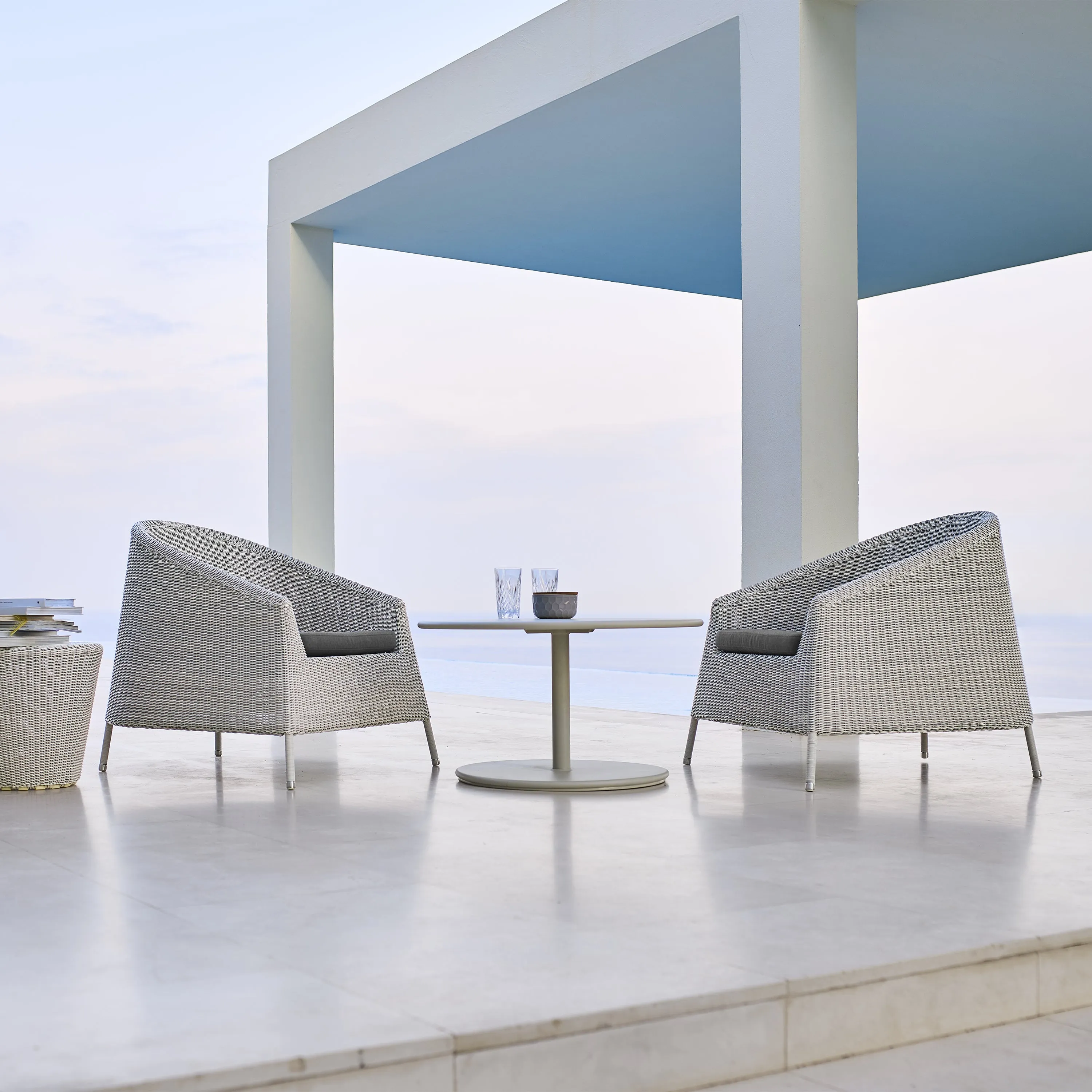 Kingston Outdoor Stackable Lounge Chair
