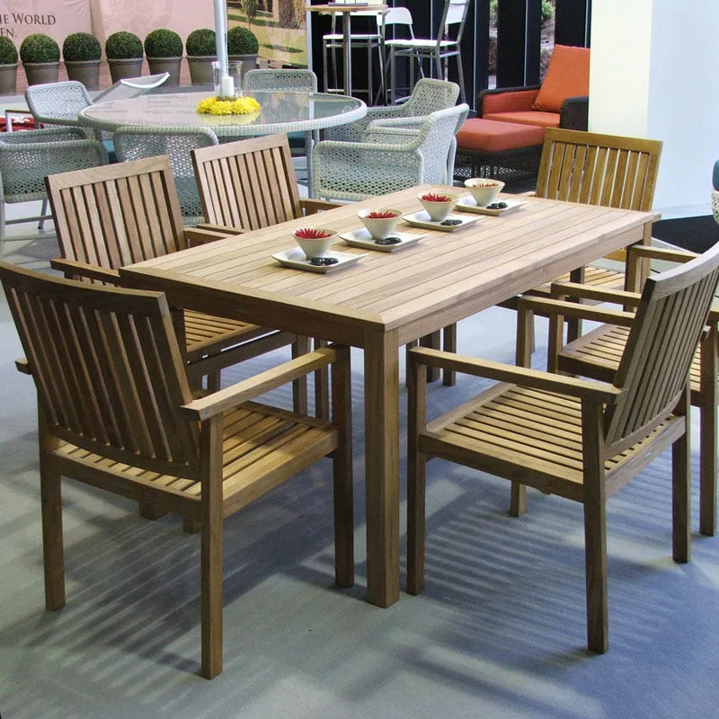Linear Rectangular Dining Table