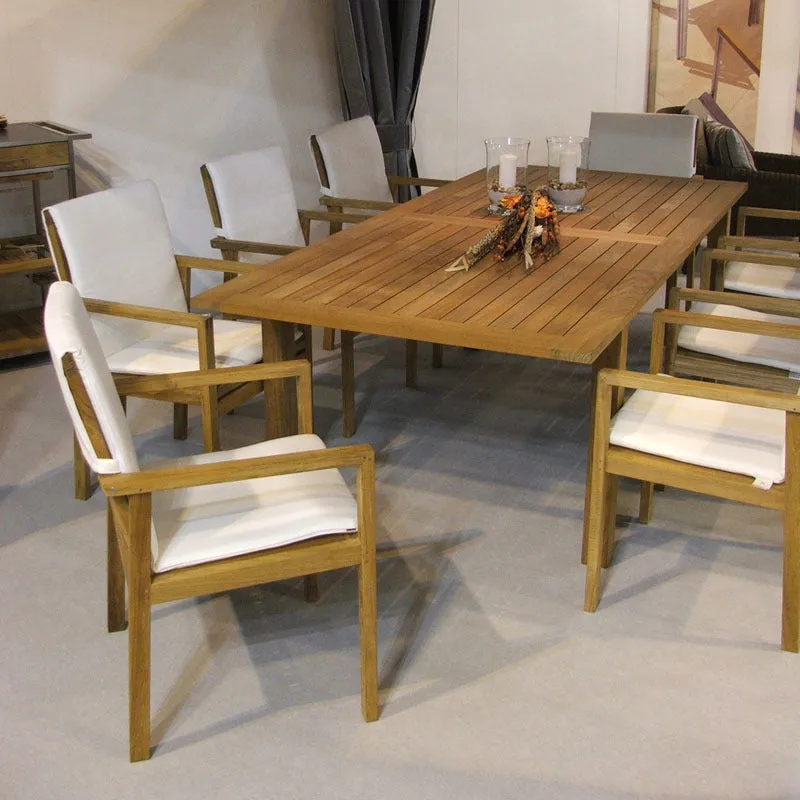 Linear Teak Armchair