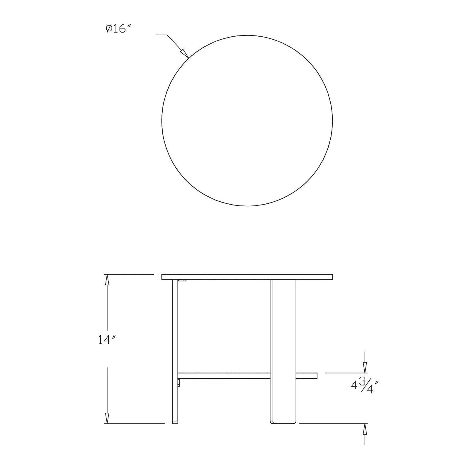 Lollygagger Round Side Table