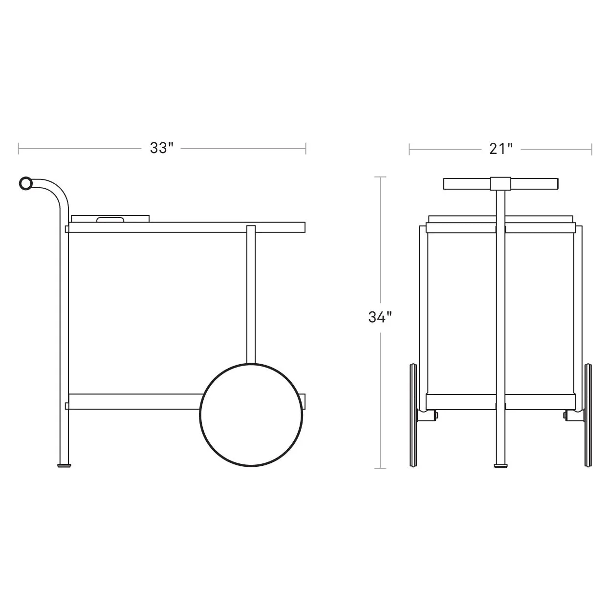 Longday Bar Cart