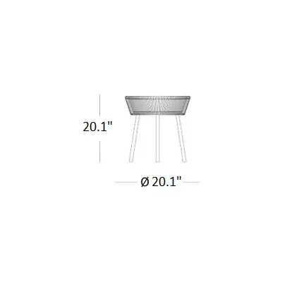 Loop Outdoor Side Table