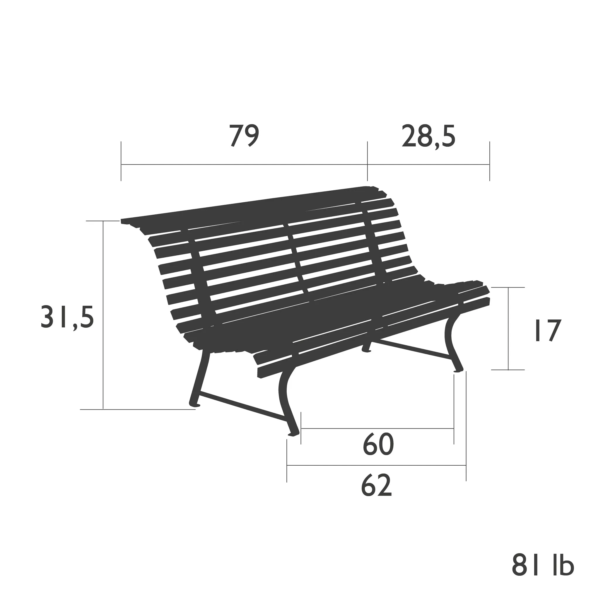 Louisiane Bench