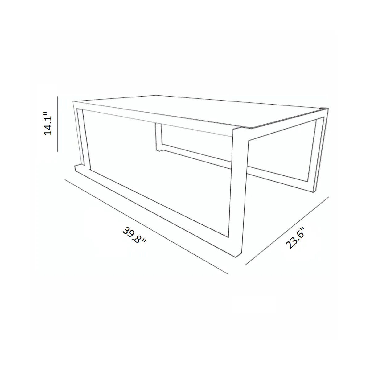 Milano Outdoor Coffee Table