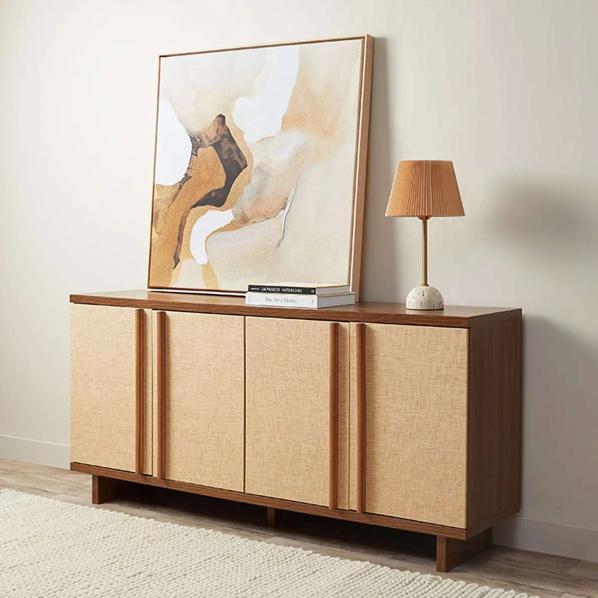 Minato Textured Buffet - Walnut Mocka