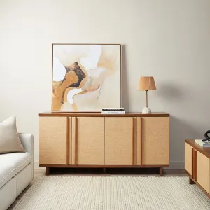 Minato Textured Buffet - Walnut Mocka