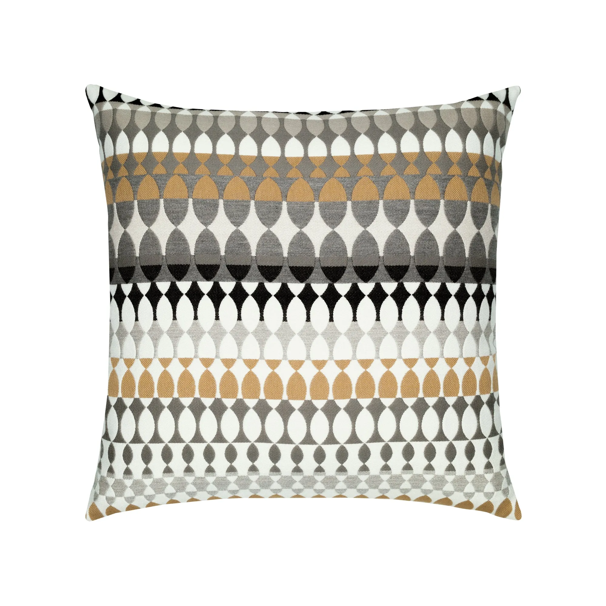 Modern Oval Outdoor Pillow