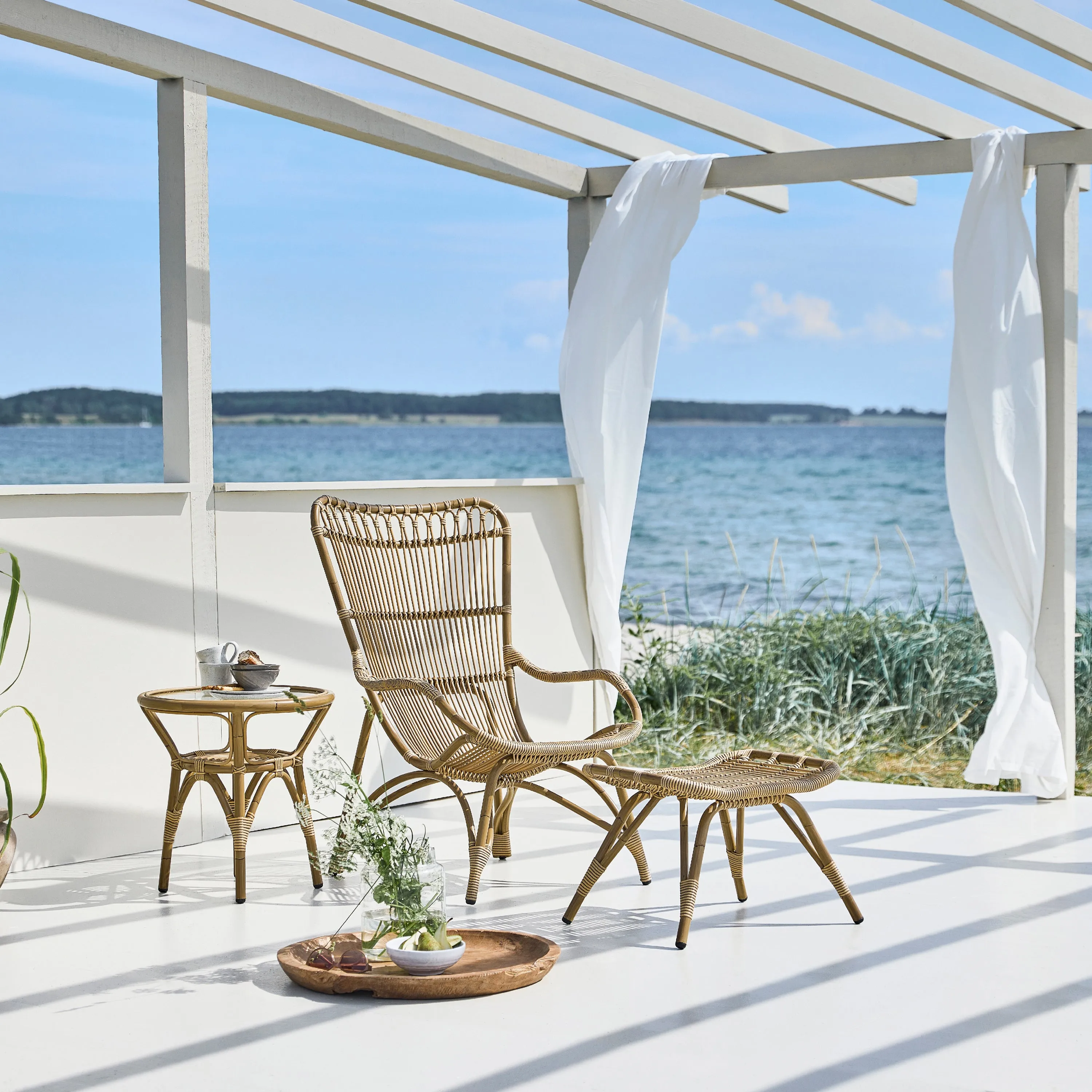 Monet Outdoor Footstool