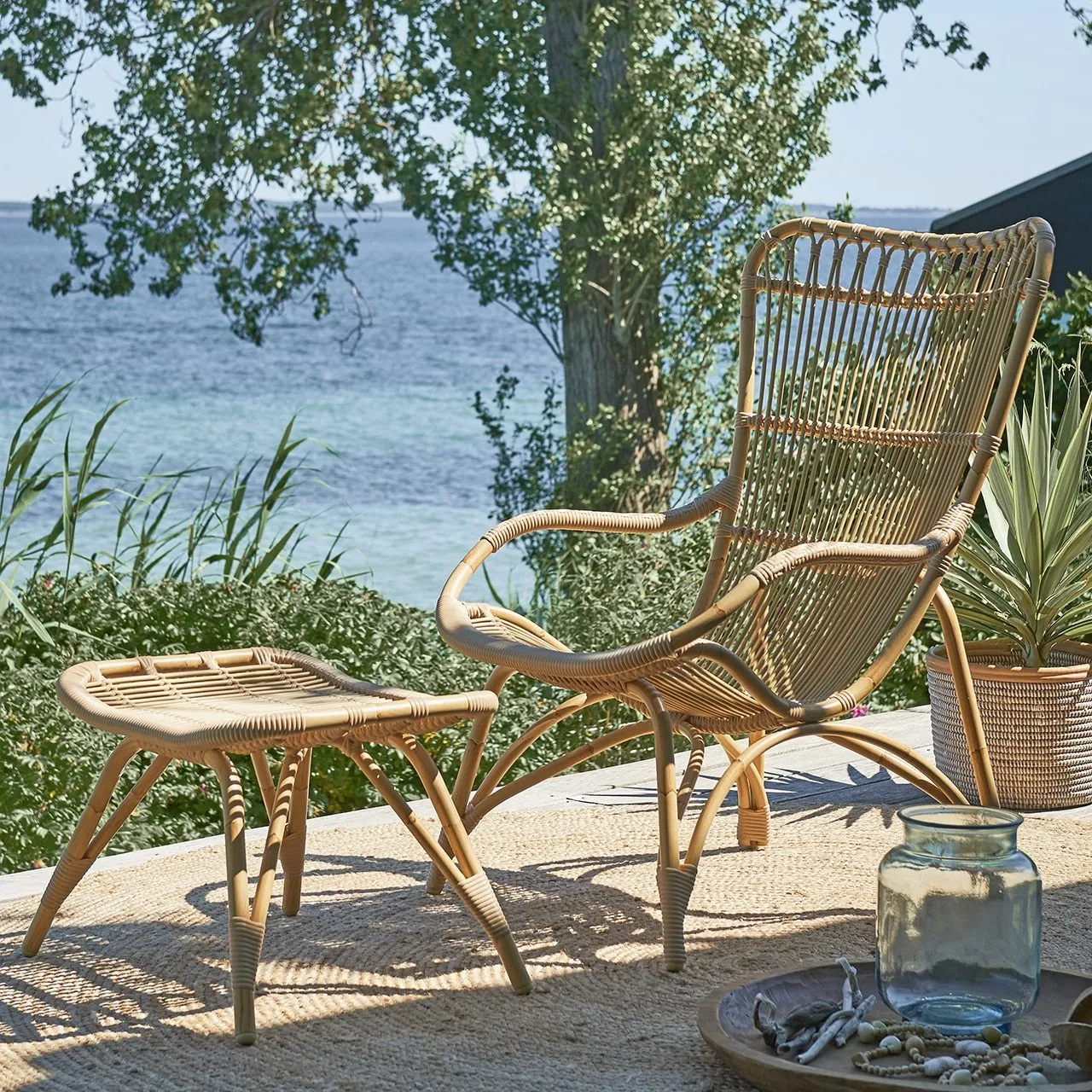 Monet Outdoor Footstool