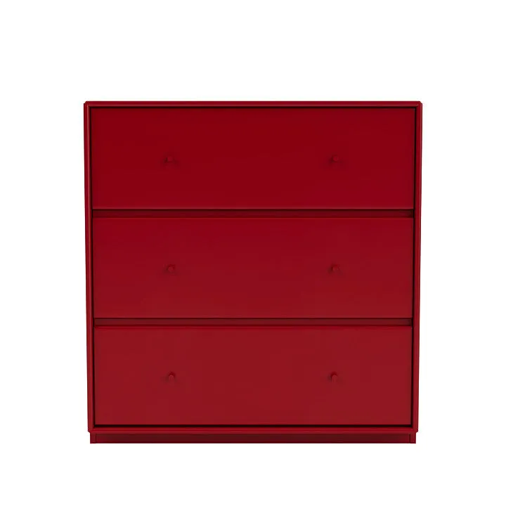 Montana Carry Dresser With 3 Cm Plinth, Beetroot Red
