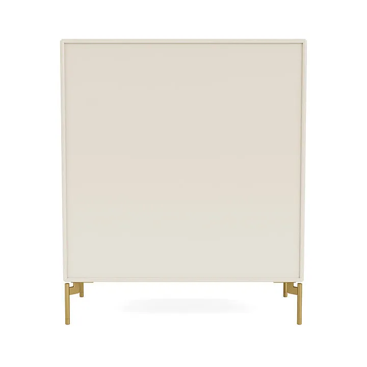 Montana Carry Dresser With Legs, Oat/Brass
