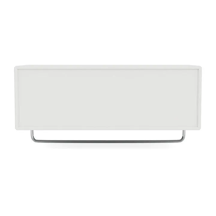 Montana Coat Shelf With Clothes Rack, White