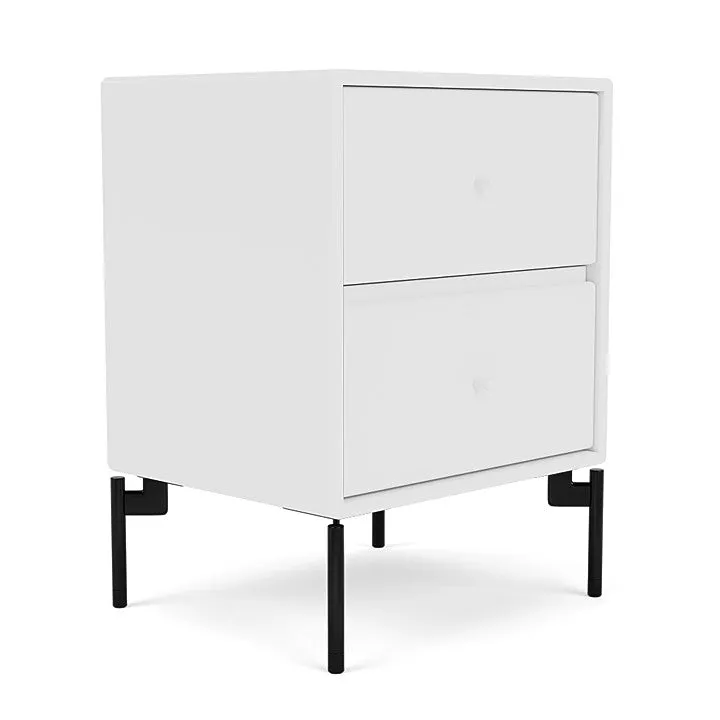 Montana Drift Drawer Module With Legs, New White/Black