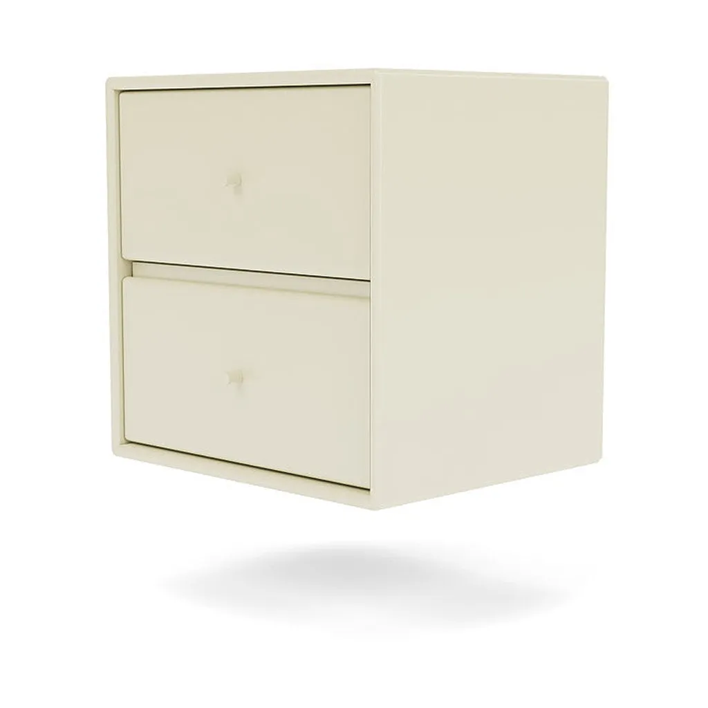 Montana Drift Drawer Module With Suspension Rail, Vanilla White