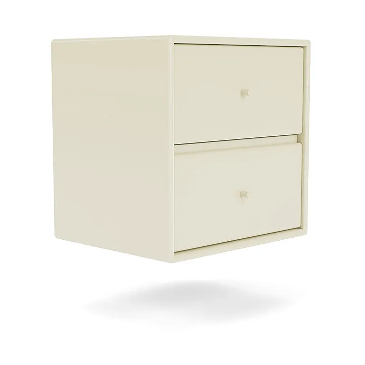 Montana Drift Drawer Module With Suspension Rail, Vanilla White
