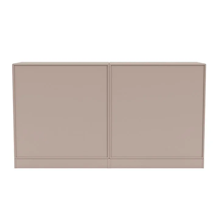 Montana Pair Classic Sideboard With 7 Cm Plinth, Mushroom Brown