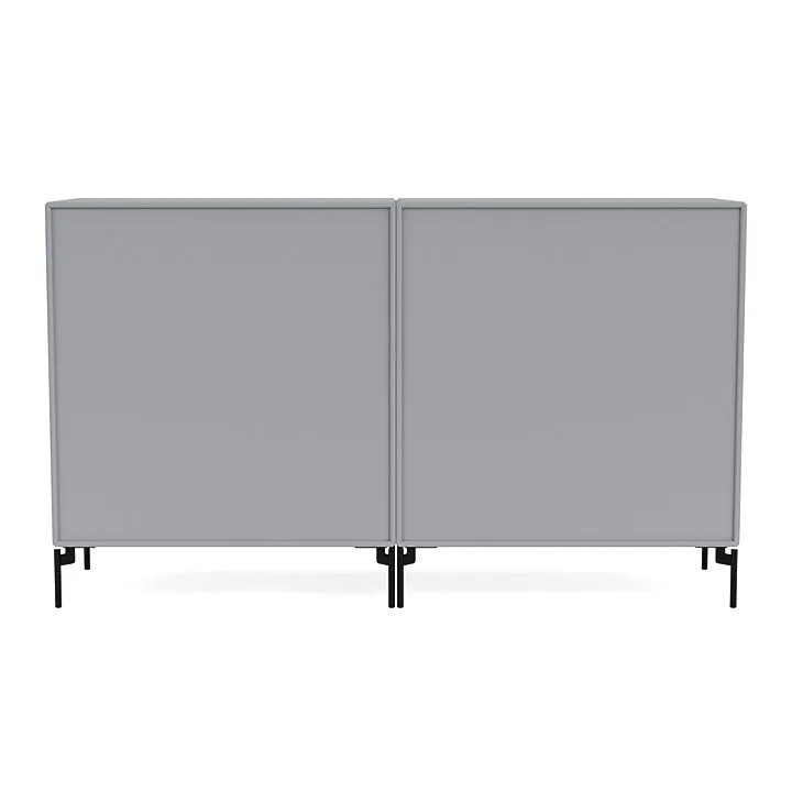 Montana Pair Classic Sideboard With Legs, Graphic/Black