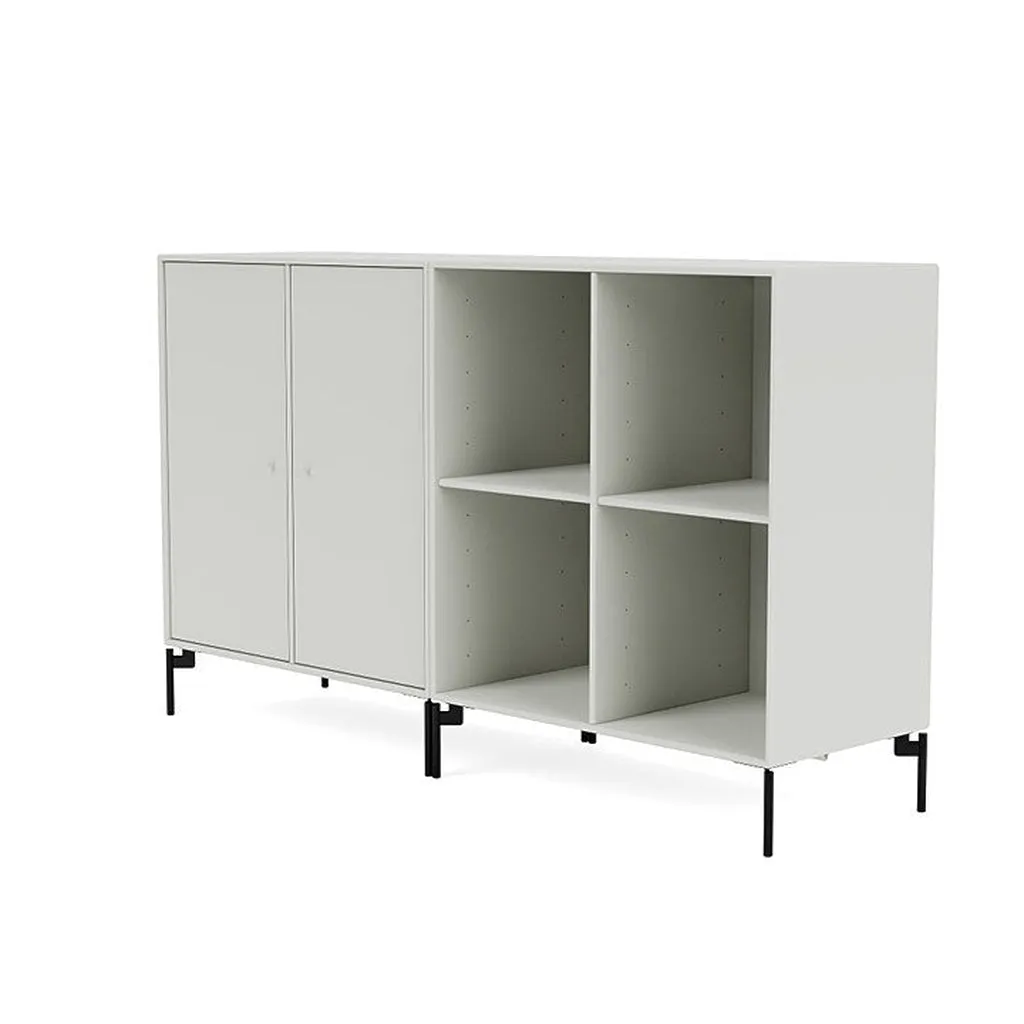 Montana Pair Classic Sideboard With Legs, Nordic/Black