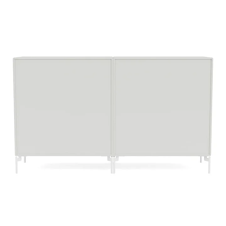 Montana Pair Classic Sideboard With Legs, Nordic/Snow White