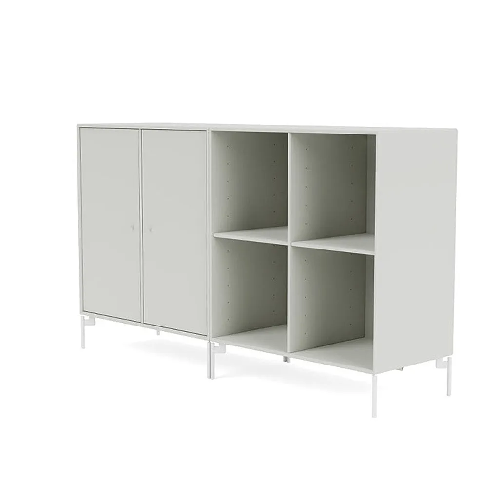 Montana Pair Classic Sideboard With Legs, Nordic/Snow White