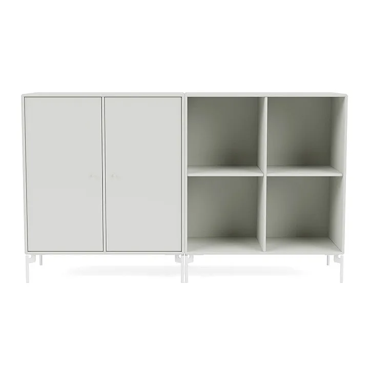 Montana Pair Classic Sideboard With Legs, Nordic/Snow White
