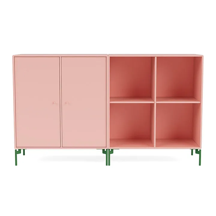 Montana Pair Classic Sideboard With Legs, Ruby/Parsley