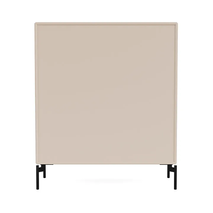 Montana Show Bookcase With Legs, Clay/Black