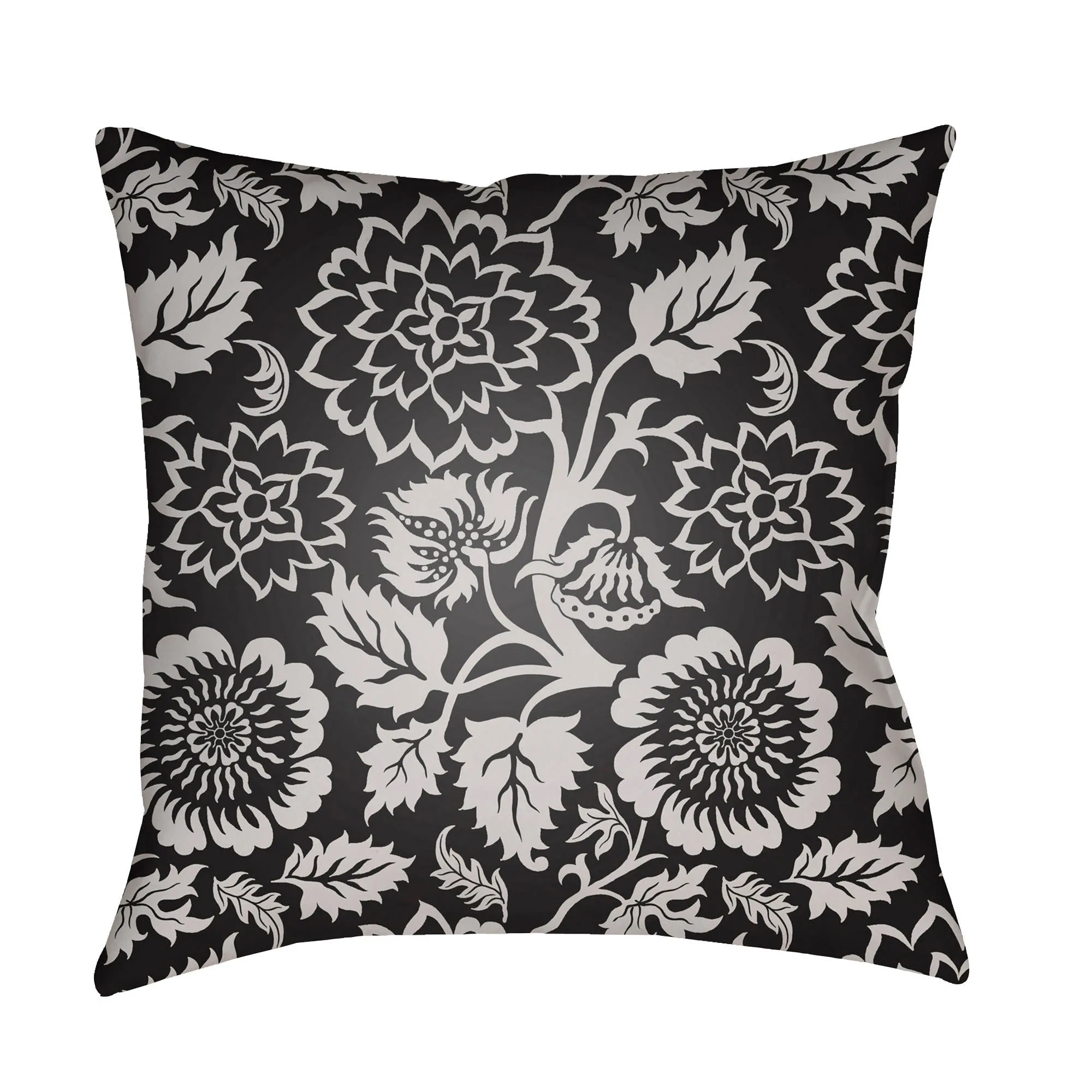Moody Floral Outdoor Pillow
