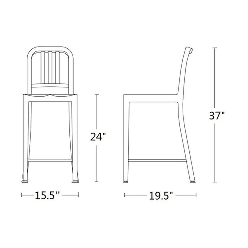 Navy Stool