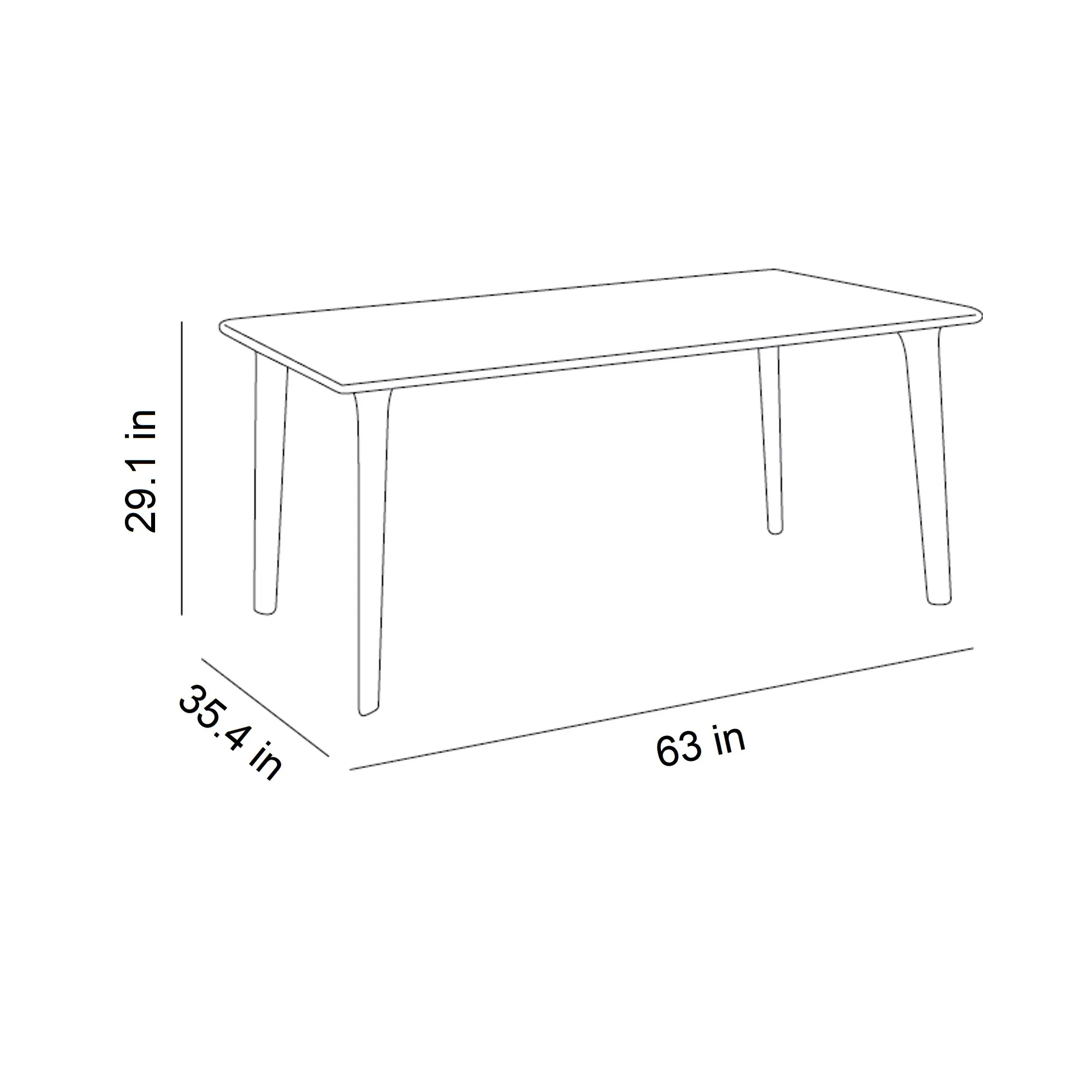 New Dessa Rectangular Dining Table