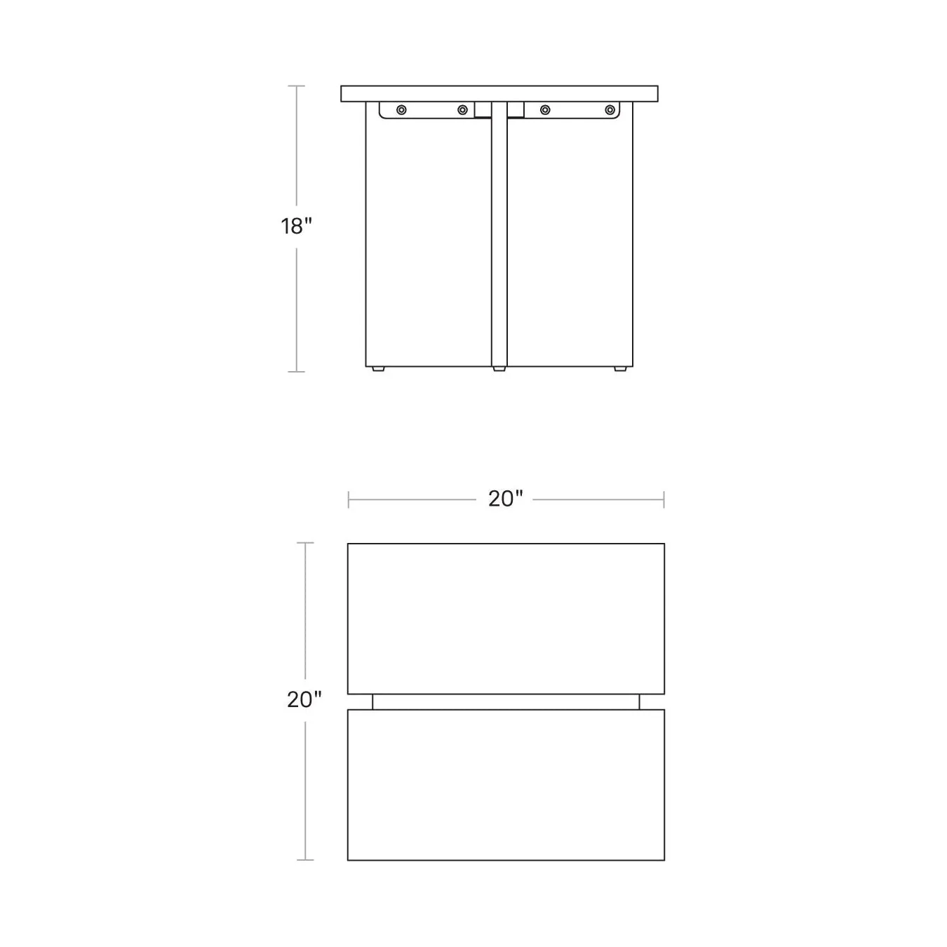 NowThen Outdoor Side Table