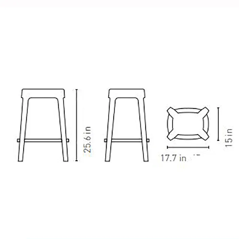 Ombra Backless Counter Stool