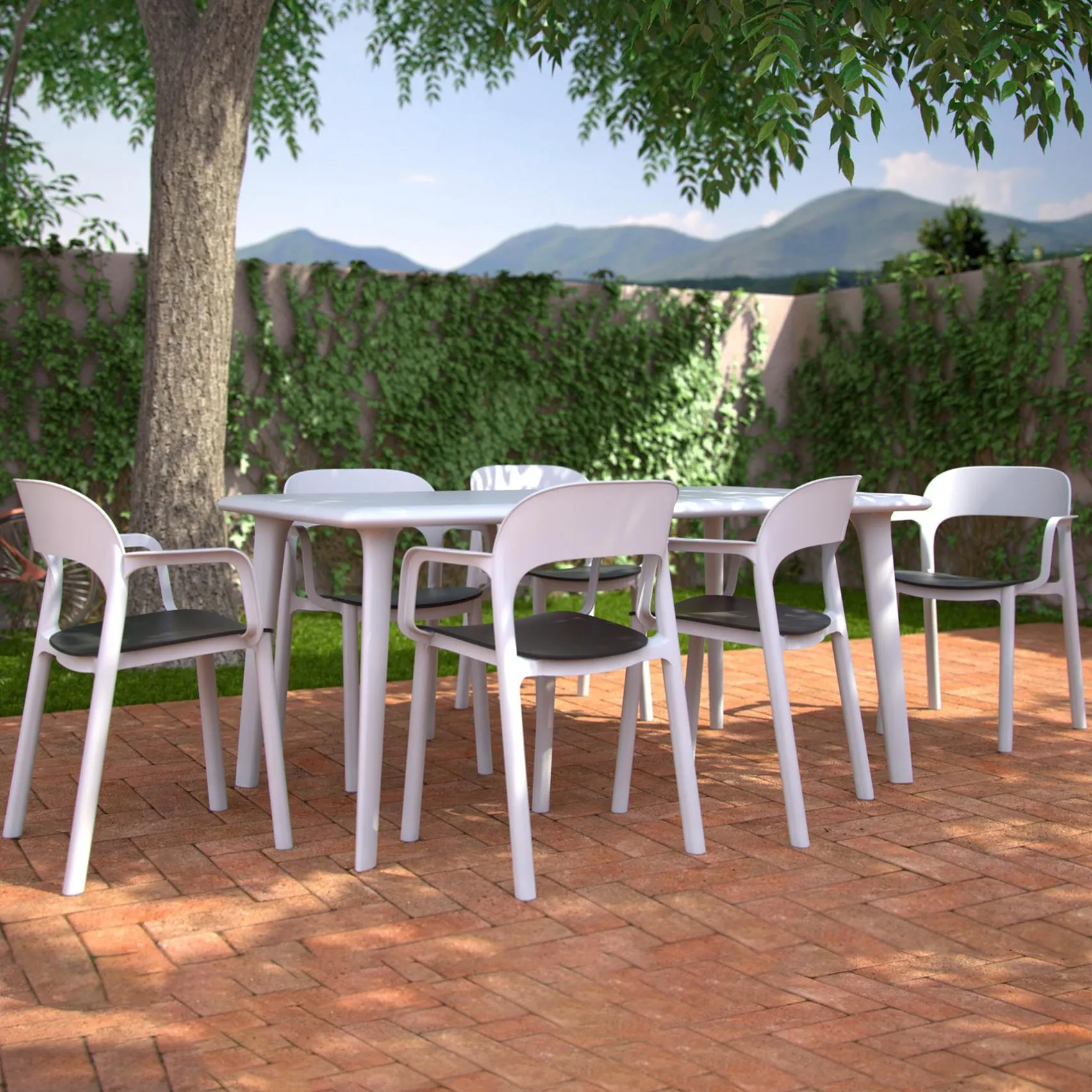 Ona Stacking Dining Armchair (Set of 4)